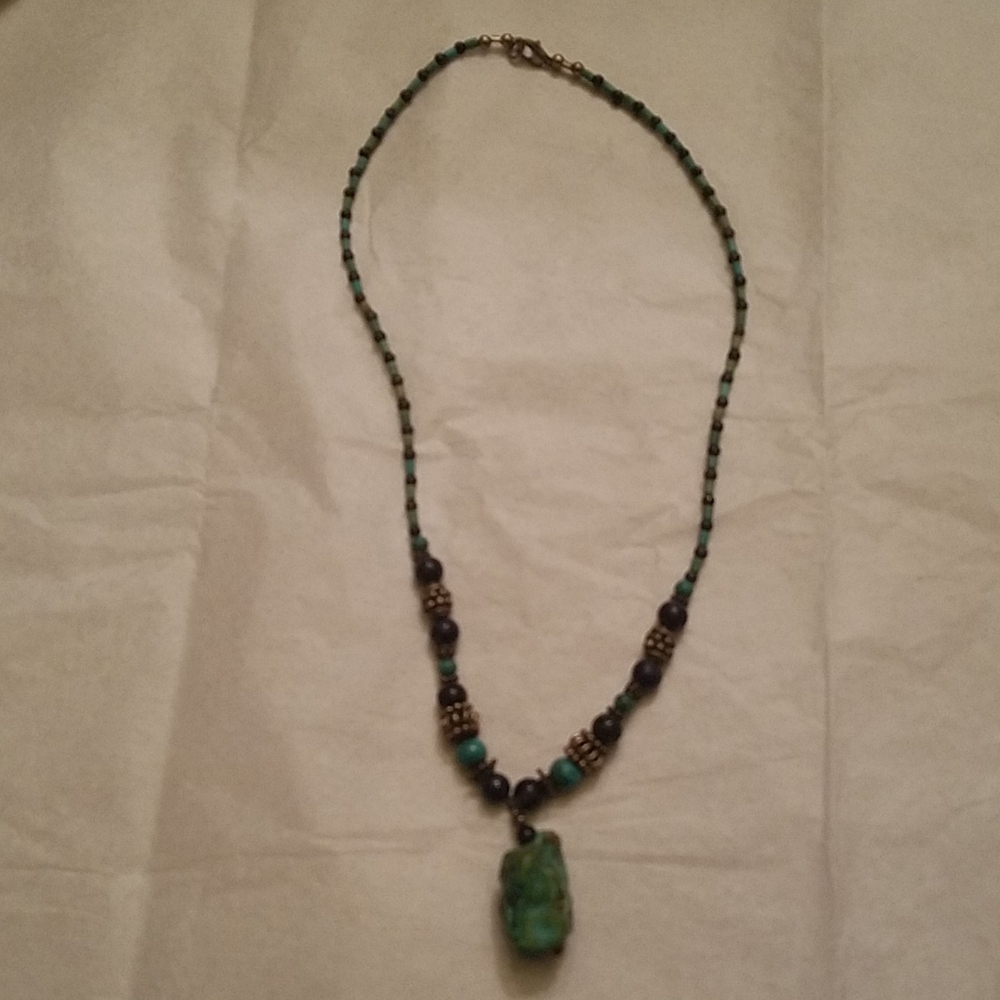 3 vintage turquoise necklaces - Picture 8 of 10